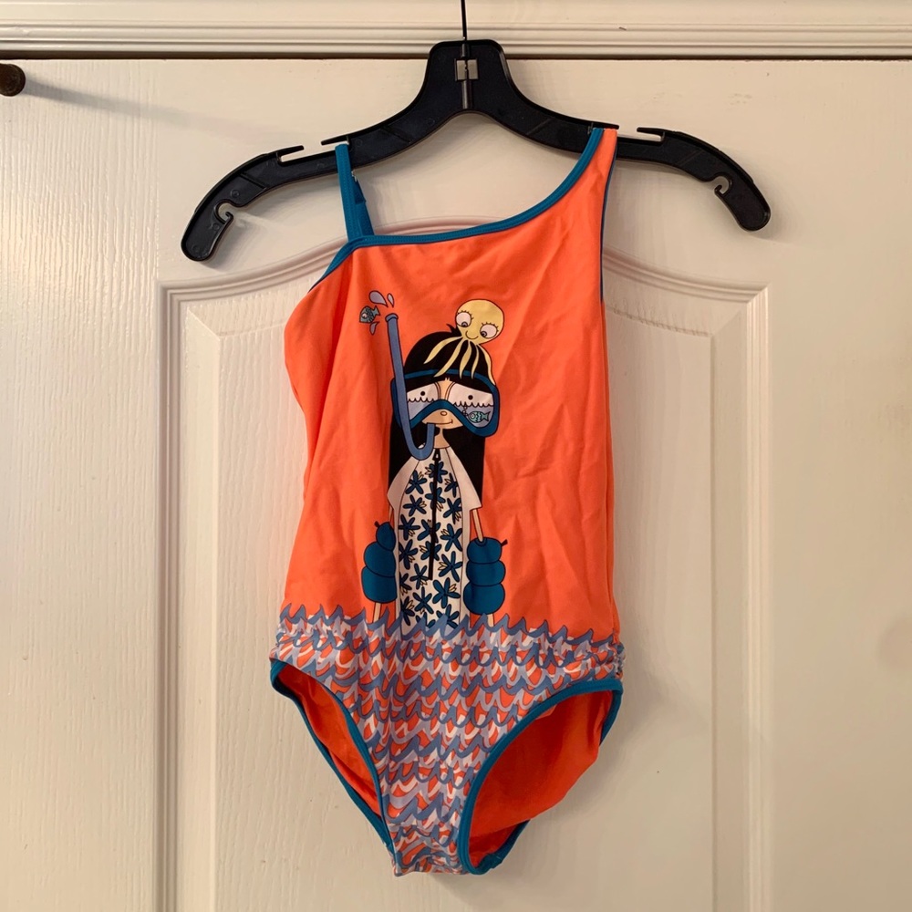 Little Marc Jacobs Girls One Piece Swimsuit